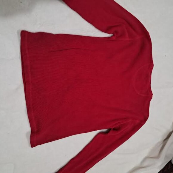 Faded Glory Boys Thermal Long Sleeve Shirt Size 10/12 – “72” Graphic - Picture 3 of 4